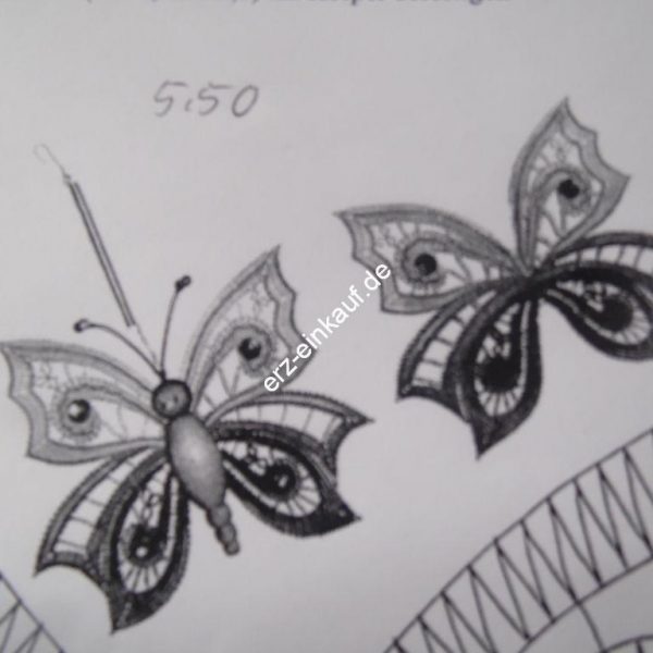 Klöppelbrief 3053 Schmetterling groß
