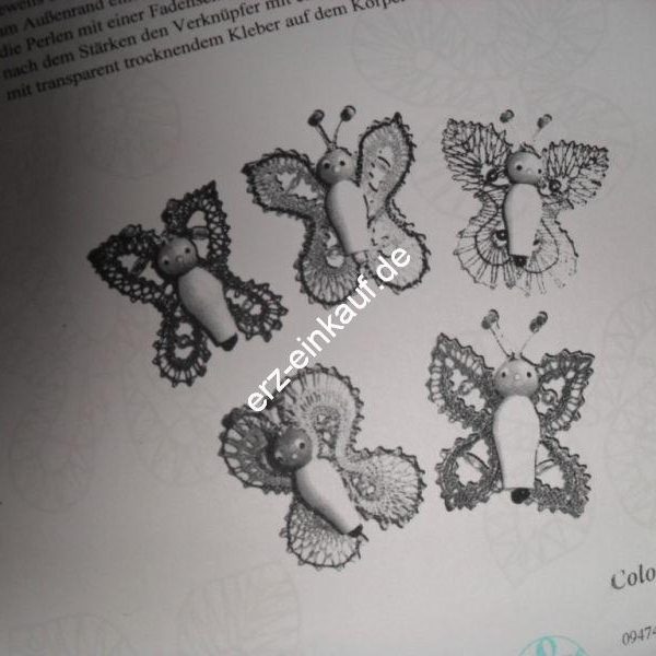 Klöppelbrief 3006 Schmetterling Träumerle